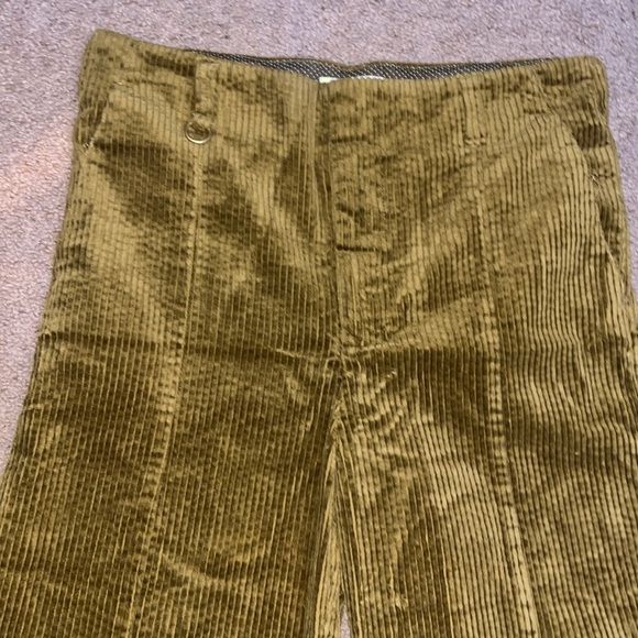 Anthropologie Ett:twa Wide Leg Corduroy Trouser Pant 70s Retro Vintage 32 - Picture 4 of 9